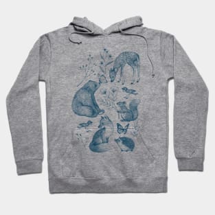 Forest Fauna Toile Hoodie